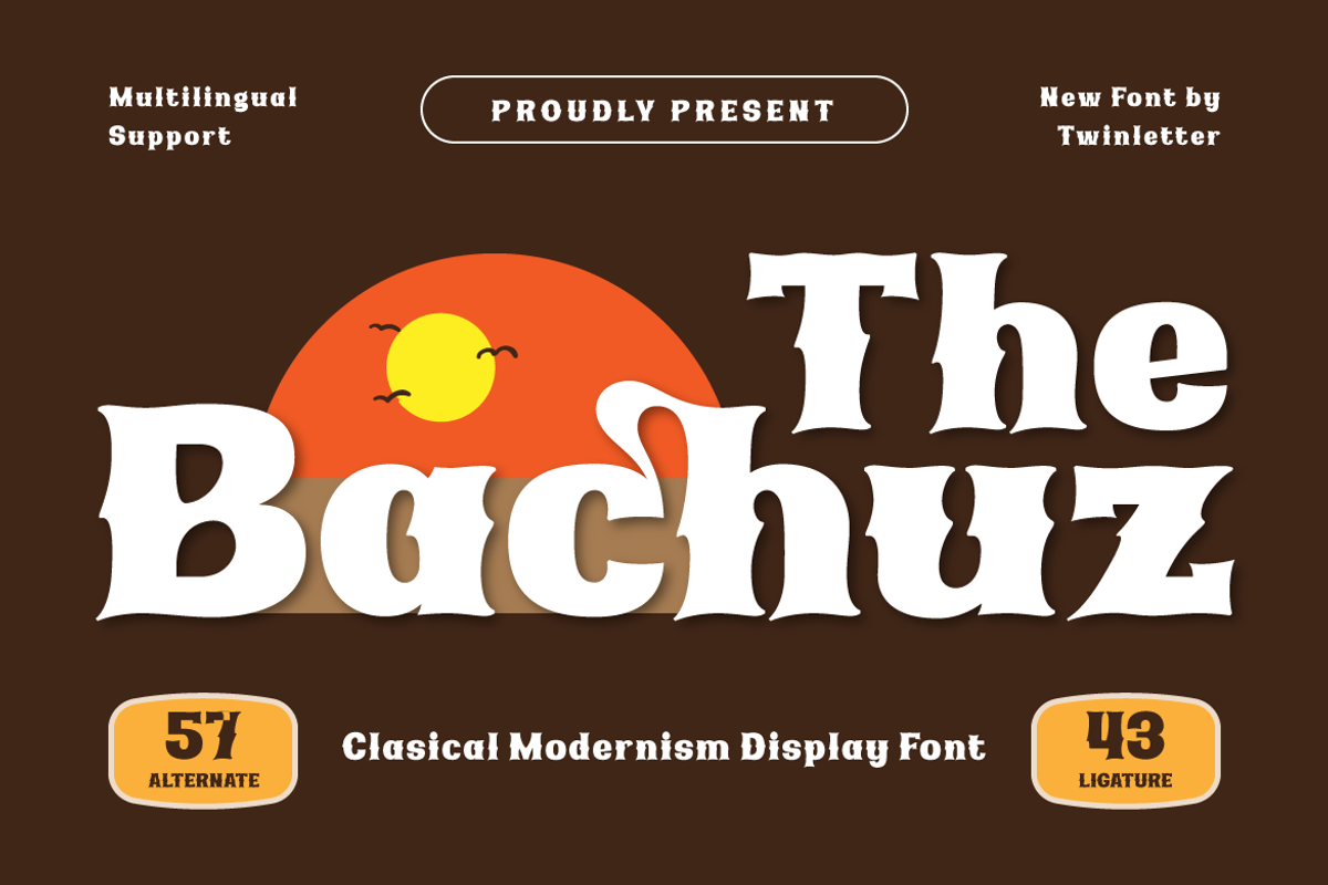 The Bachuz | Serif Classic Modernism, a Serif Font by twinstd (Photo 1 of 13)
