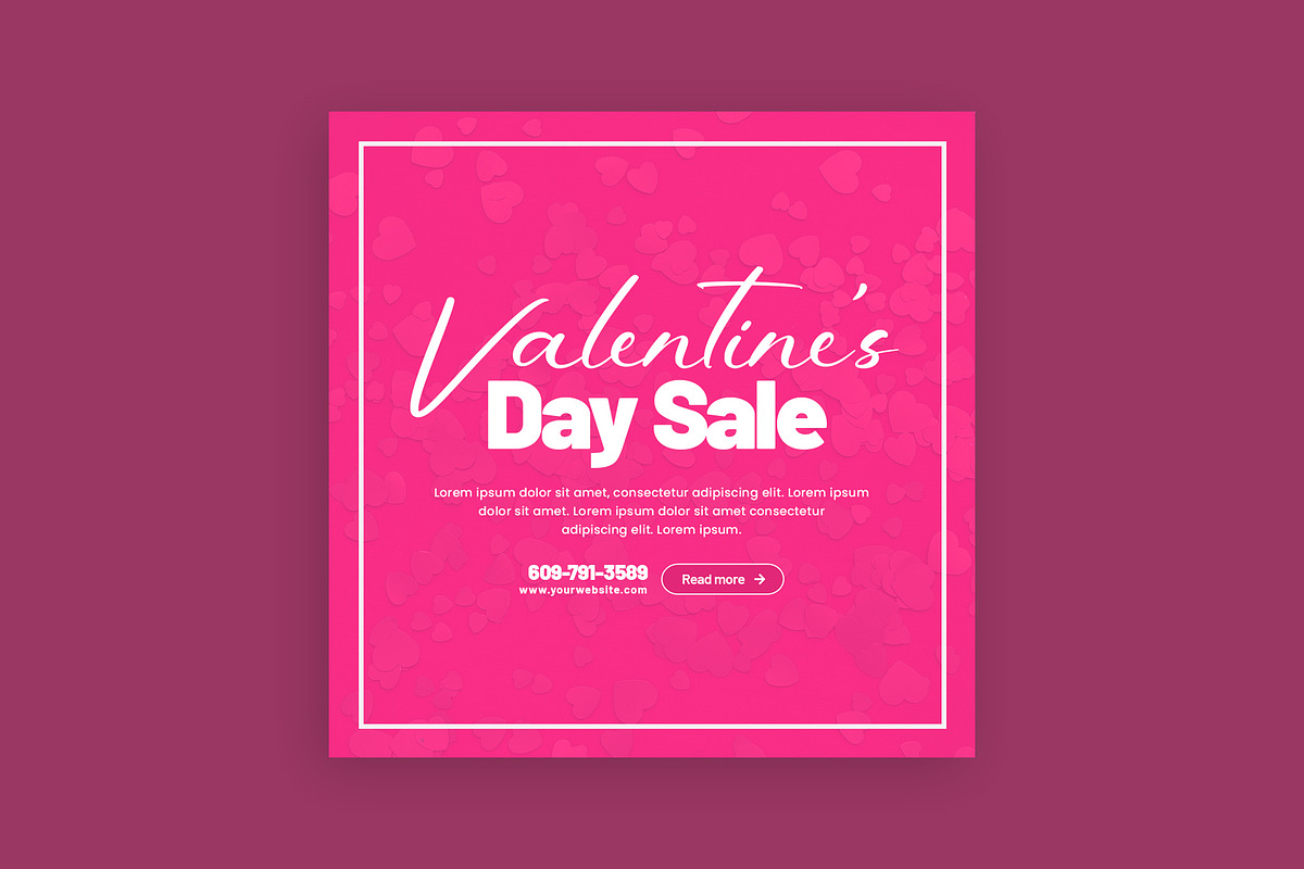 Valentine's Day Instagram Pack, a Social Media Template by Saman Osama (Photo 5 of 5)