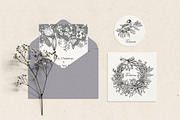 Christmas set hand drawn vector, a Decorative Illustration by ON_lineart_store (Thumbnail 4 of 10)