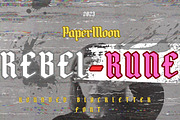 RebelRune - Rounded Blackletter Font, a Blackletter Font by PaperMoon (Thumbnail 1 of 4)