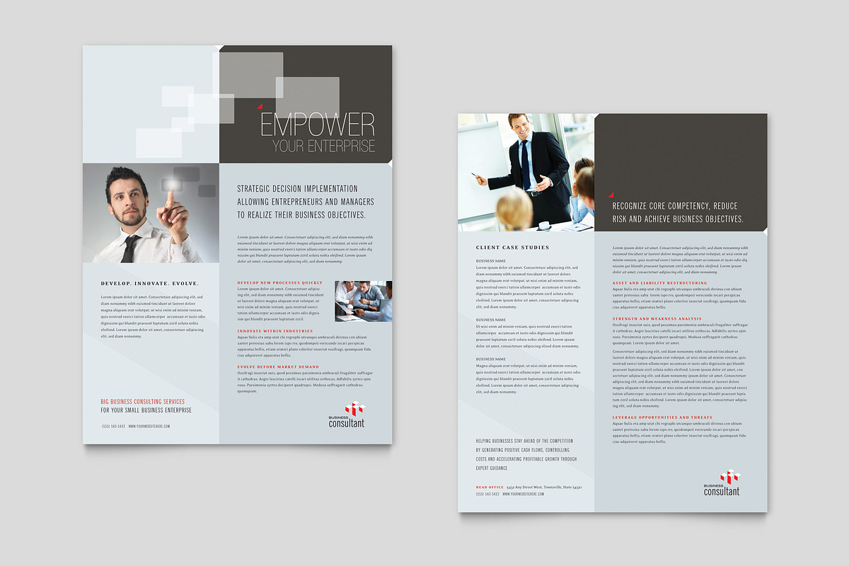 Corporate Datasheet Template, a Flyer Template by StockLayouts (Photo 4 of 5)