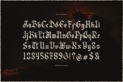 Rexstorm | Blackletter Typeface, a Blackletter Font by Denustudios (Thumbnail 10 of 12)