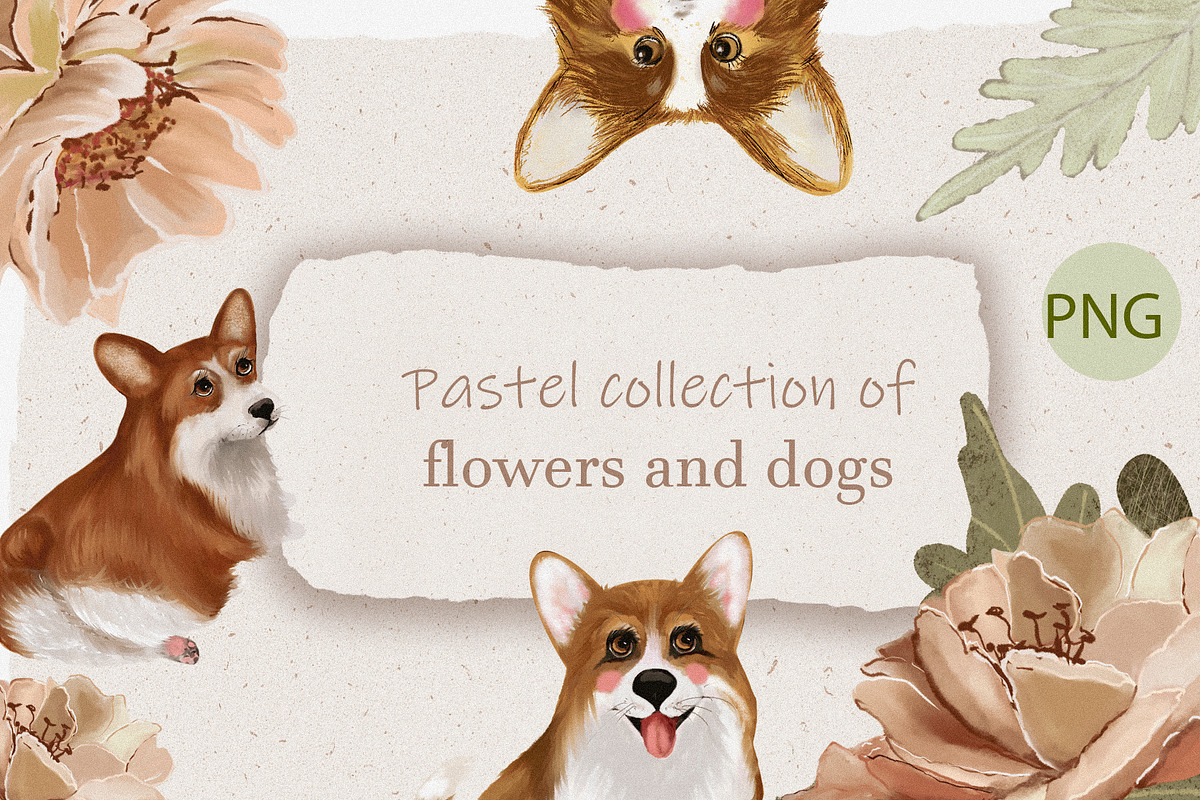 dogs and flowers, an Object Graphic by JuliaFast (Photo 3 of 3)