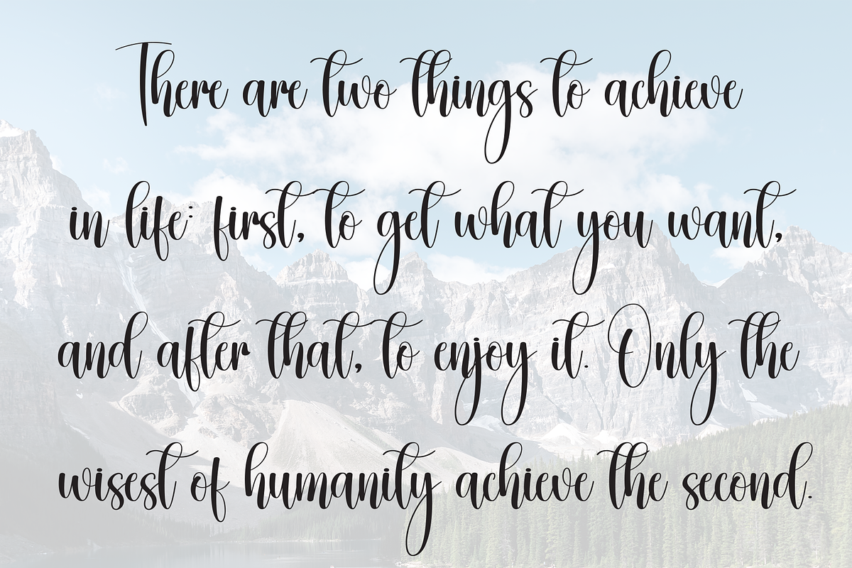 Simplicity | Script Font, a Handwritten Font by Scratchones (Photo 6 of 9)