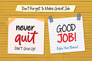 This Notes - Handwritten Marker Note, a Handwritten Font by Afkari Studio (Thumbnail 5 of 13)