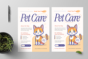 Pet Care Flyer, a Flyer Template by Annora Studio (Thumbnail 2 of 5)