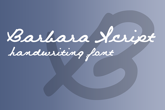 Barbara Script preview 4