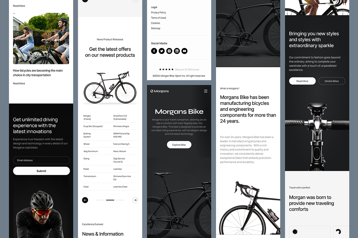Morgans - Bike Shop Landing Page, a Landing Page Template by SundayWorkTeam (Photo 4 of 4)