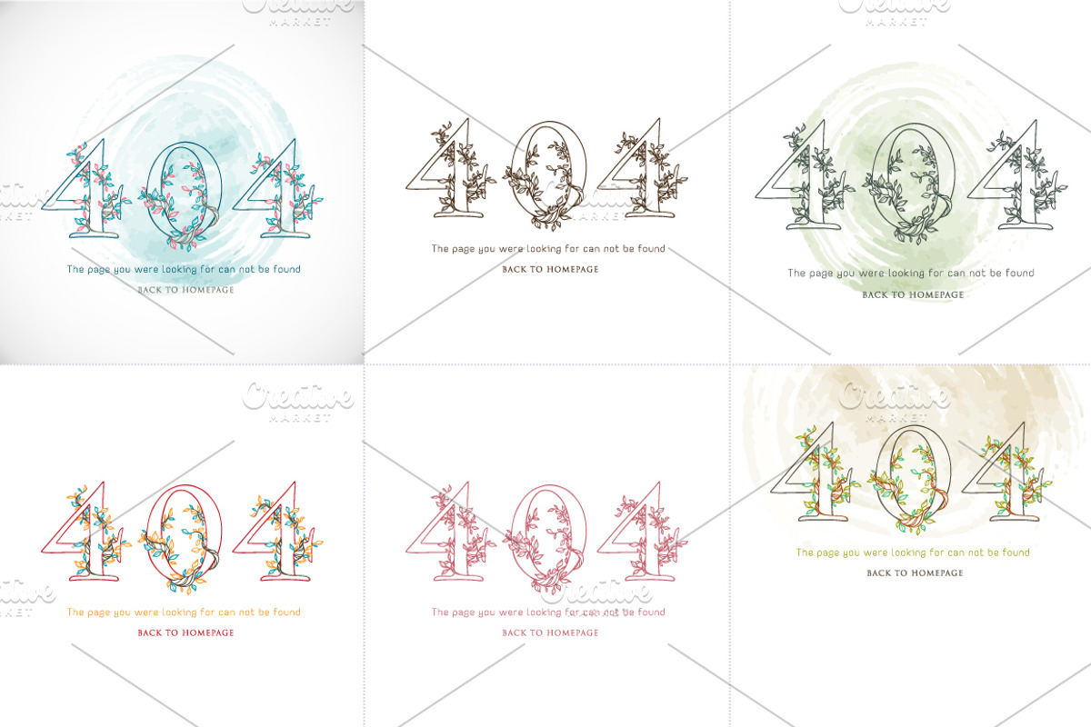 404 page templates, a Templates & Theme by Dreaming_Lucy (Photo 3 of 3)