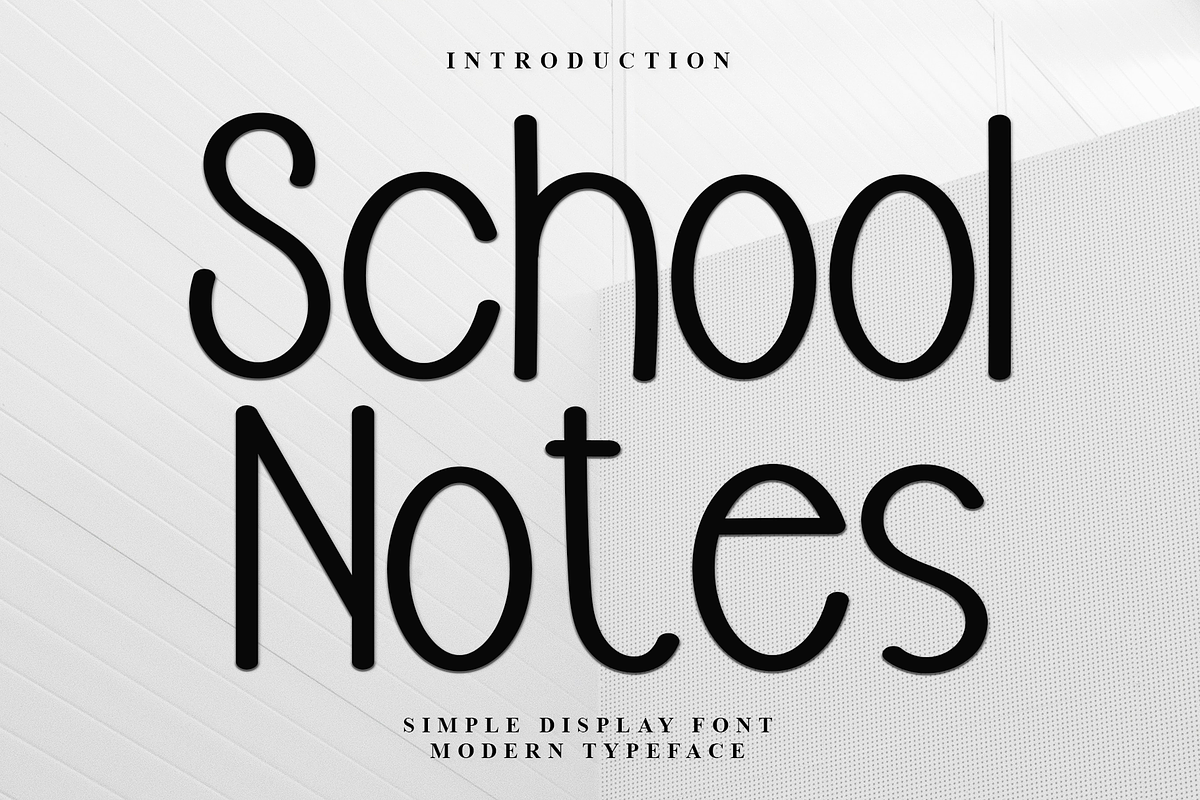 School Notes, a Serif Font by InermediaSTUDIO (Photo 1 of 7)