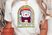 Snowman Coquette glitter Snowman png, an Illustration by Libby Wishes (Thumbnail 4 of 6)