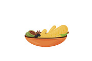 Indian cuisine cartoon illustrations, a Food Illustration by IMG visuals characters (Thumbnail 4 of 28)
