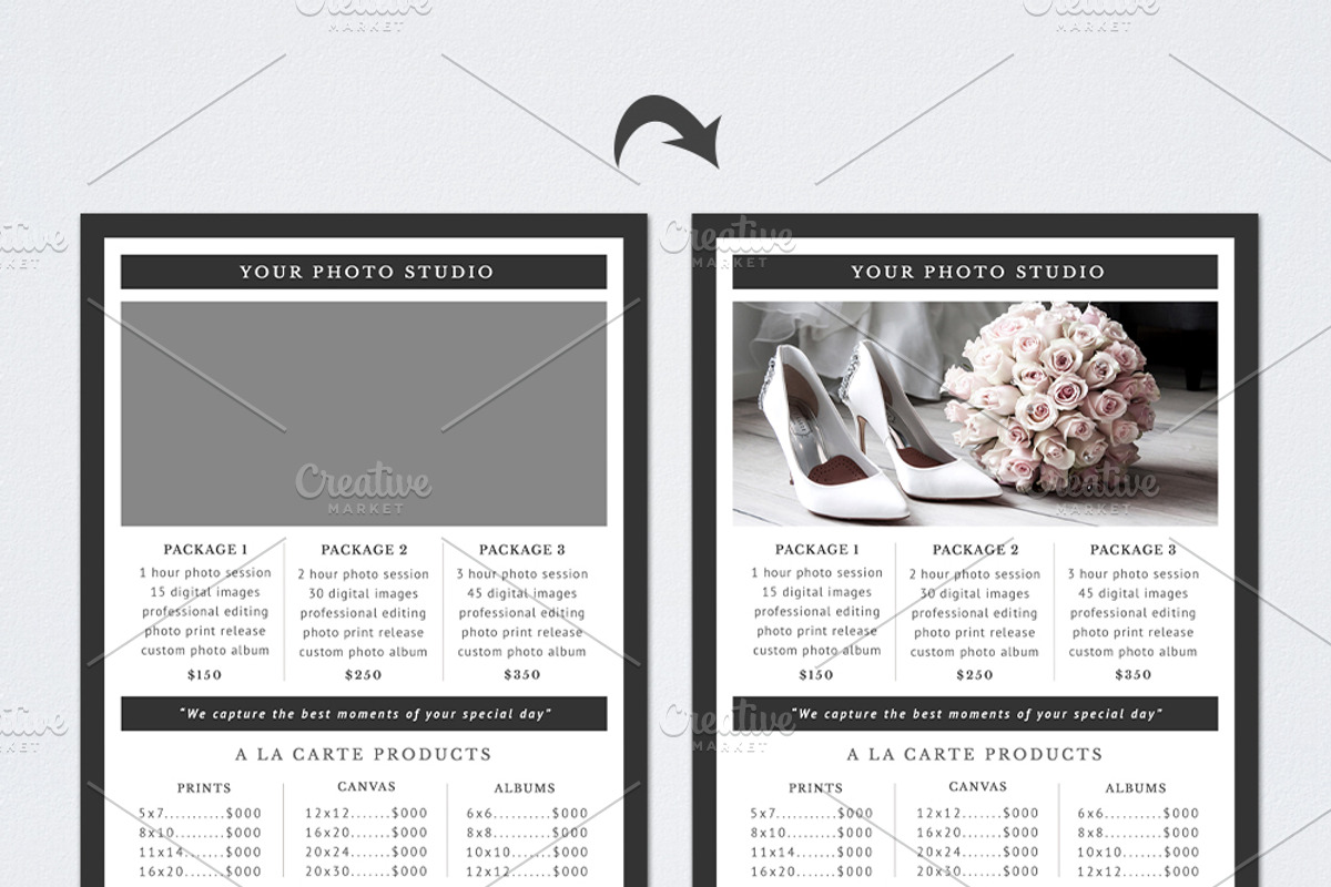 Photography Pricing Guide Template, a Flyer Template by NM-Design-Studio (Photo 3 of 3)