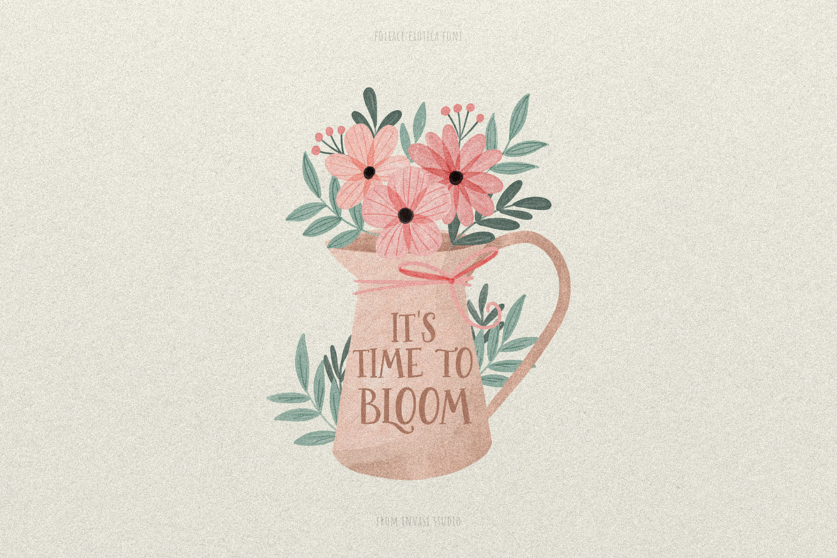 Foliage Exotica - Handwritten Serif, a Serif Font by Invasi Studio (Photo 2 of 10)
