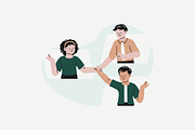 Management Conflict Illustration, an Object Graphic by Jump Studio (Thumbnail 3 of 12)