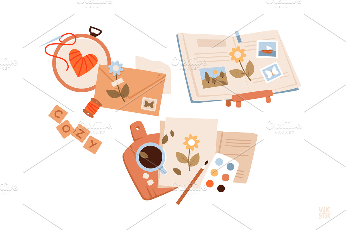 Cozy Reading Clipart Bundle, an Education Illustration by vik.stock (Photo 8 of 8)