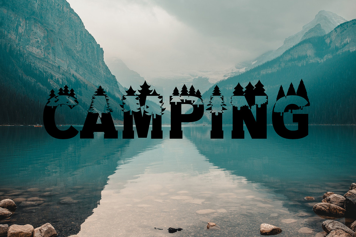 Forest Outdoors Font, a Font by vladocar (Photo 6 of 9)