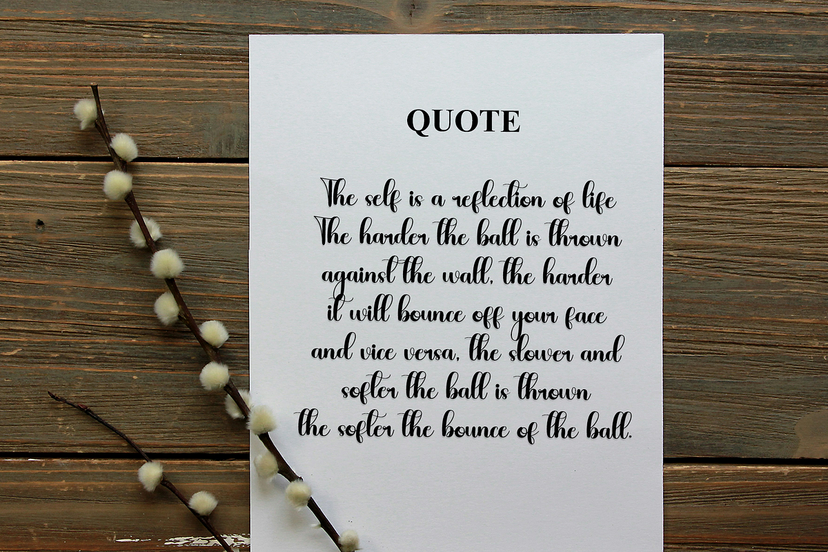 Lavender, a Script Font by InermediaSTUDIO (Photo 4 of 8)