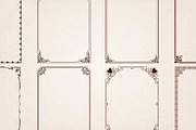 28 Decorative frames borders set #2, an Object Graphic by Digiselector Design Goods (Thumbnail 6 of 6)