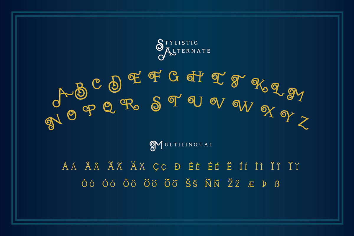 Andimia Layered Fonts Family preview 3