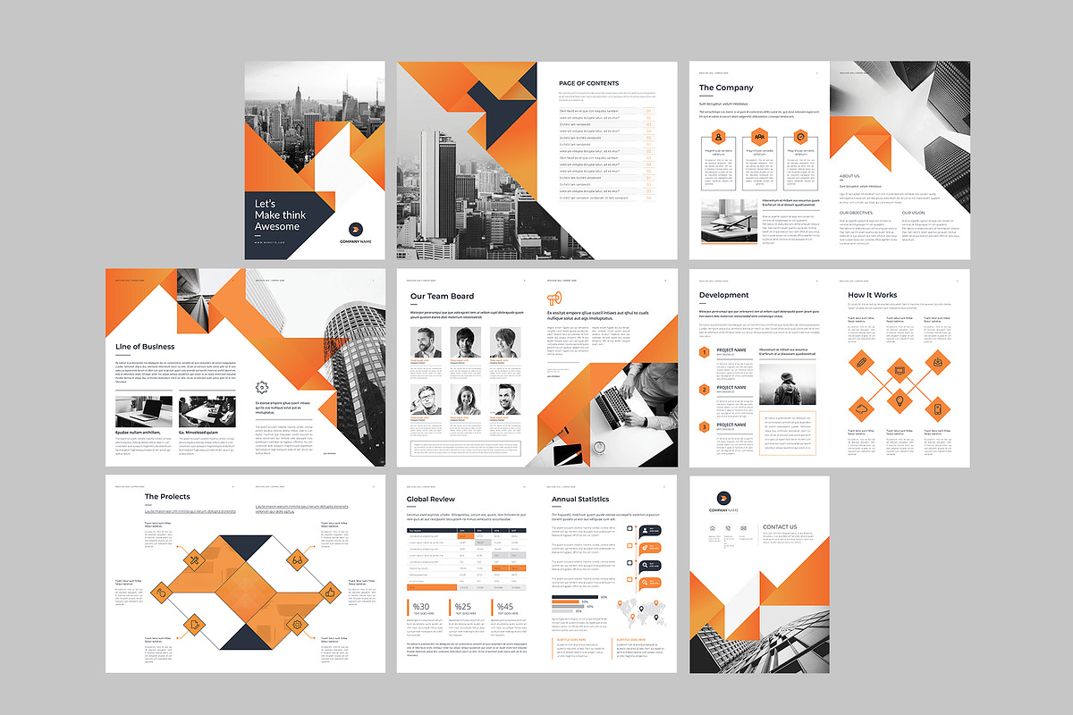 Company Brochure 16 Pages, a Brochure Template by Brochure-Market (Photo 10 of 10)