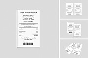 Store Receipt Mockup, a Product Mockup by xavier_studio (Thumbnail 1 of 5)