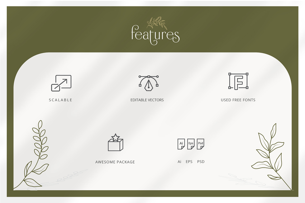 Natura Cosmetics  |  Branding Kit, a Branding & Logo Template by Jiwstudio (Photo 5 of 22)