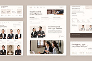 LegaLite - Law Firm Website, an UI Kit Template by peterdraw (Thumbnail 5 of 5)