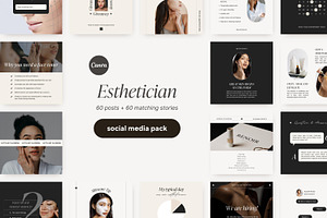 Esthetician Instagram templates