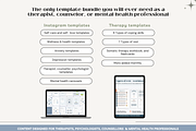 Mental health bundle Canva template, a Social Media Template by Cate Creates (Thumbnail 4 of 12)