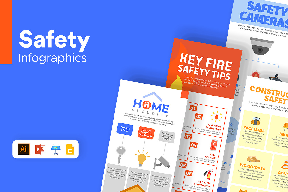 Namin Safety Infographics Bundle, a Presentation Template by slidequest (Photo 1 of 4)