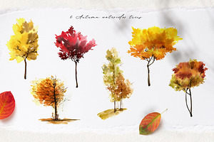 FALL MAGIC Watercolor Collecion