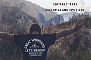 Vector Editable Mountain Badges, a Branding & Logo Template by cd-design.co (Thumbnail 3 of 3)