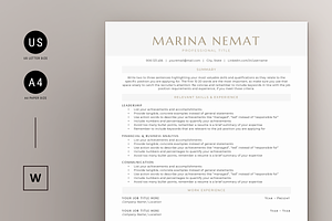 Functional Resume & Cover Letter