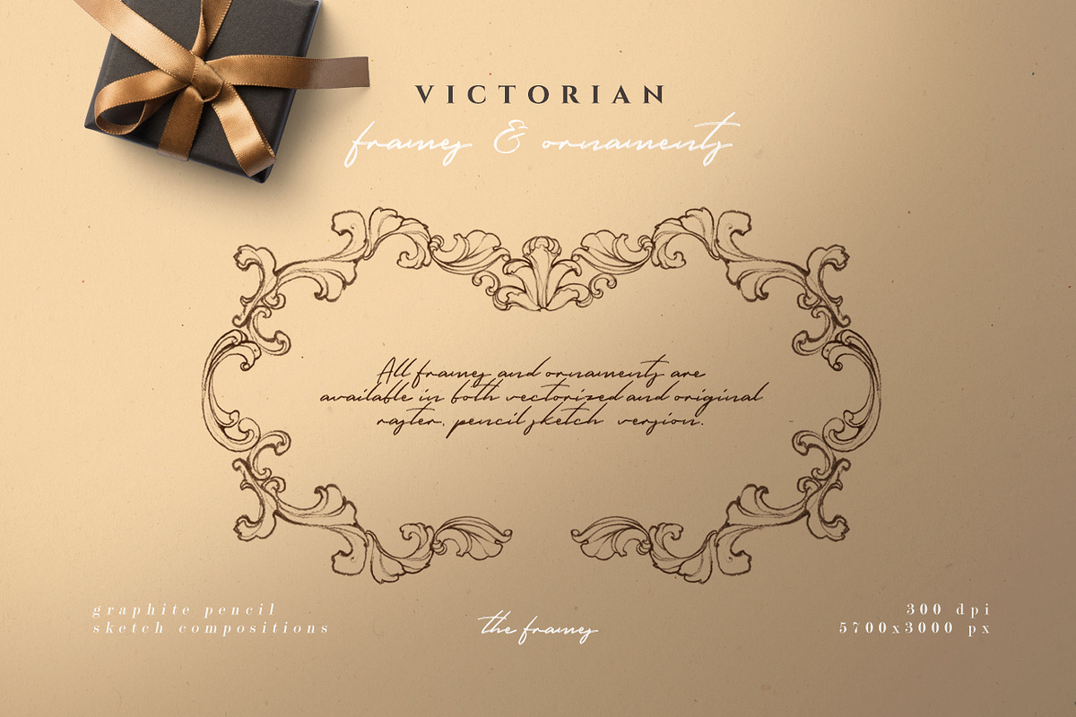 Victorian Frames & Ornaments, an Illustration by Aquarellina (Photo 6 of 27)