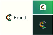 Letter C Leaf Nature Logo, a Branding & Logo Template by ika trisiana (Thumbnail 1 of 2)