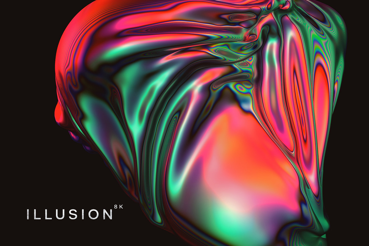 Illusion 8K: Optical Textures, an Object Graphic by RuleByArt (Photo 14 of 17)