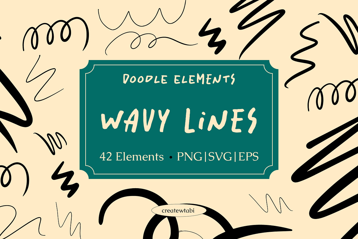 Doodle Elements & Scribble Lines, an Object Graphic by Create with Tabi (Photo 4 of 7)