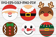 Cute Christmas Door Hanger SVG, an Object Graphic by Libby Wishes (Thumbnail 3 of 3)