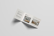 Square Trifold Brochure Mockup, an Advertising Mockup by Lxadesign (Thumbnail 10 of 13)