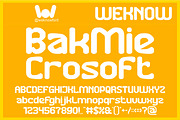 Makanan Indonesia font, a Sans Serif Font by weknow (Thumbnail 4 of 9)