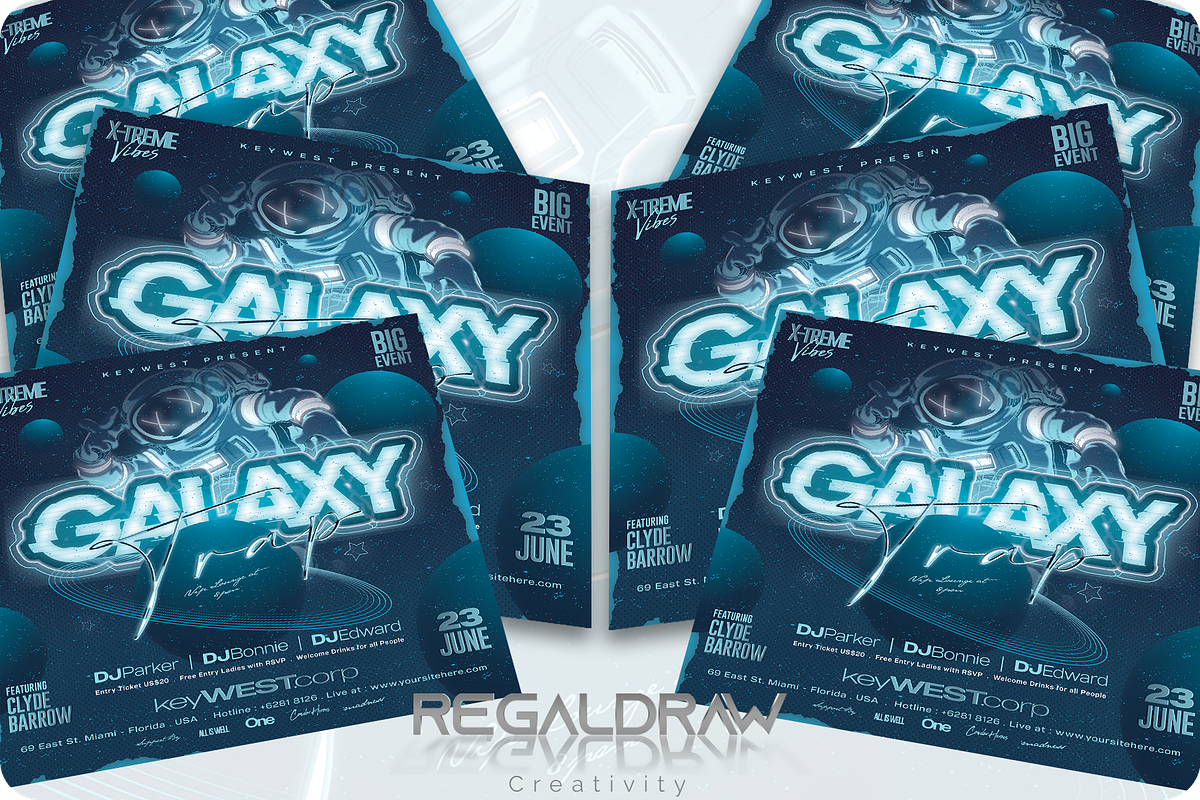 Club Party Flyer Template, a Flyer Template by regalDRAW (Photo 3 of 4)
