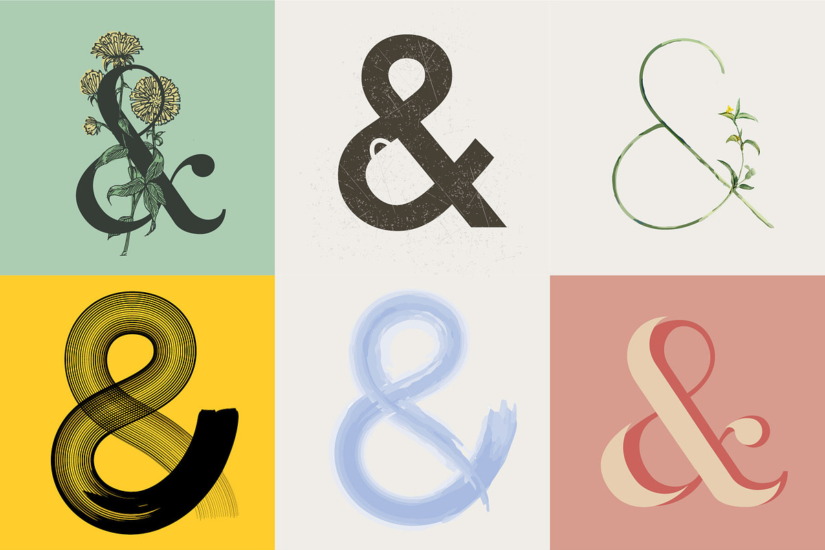 Graphic Ampersands for Logos Kit, a Branding & Logo Template by Tropical Type (Photo 2 of 8)