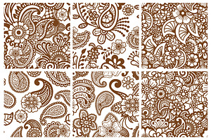 24 Seamless Paisley Patterns