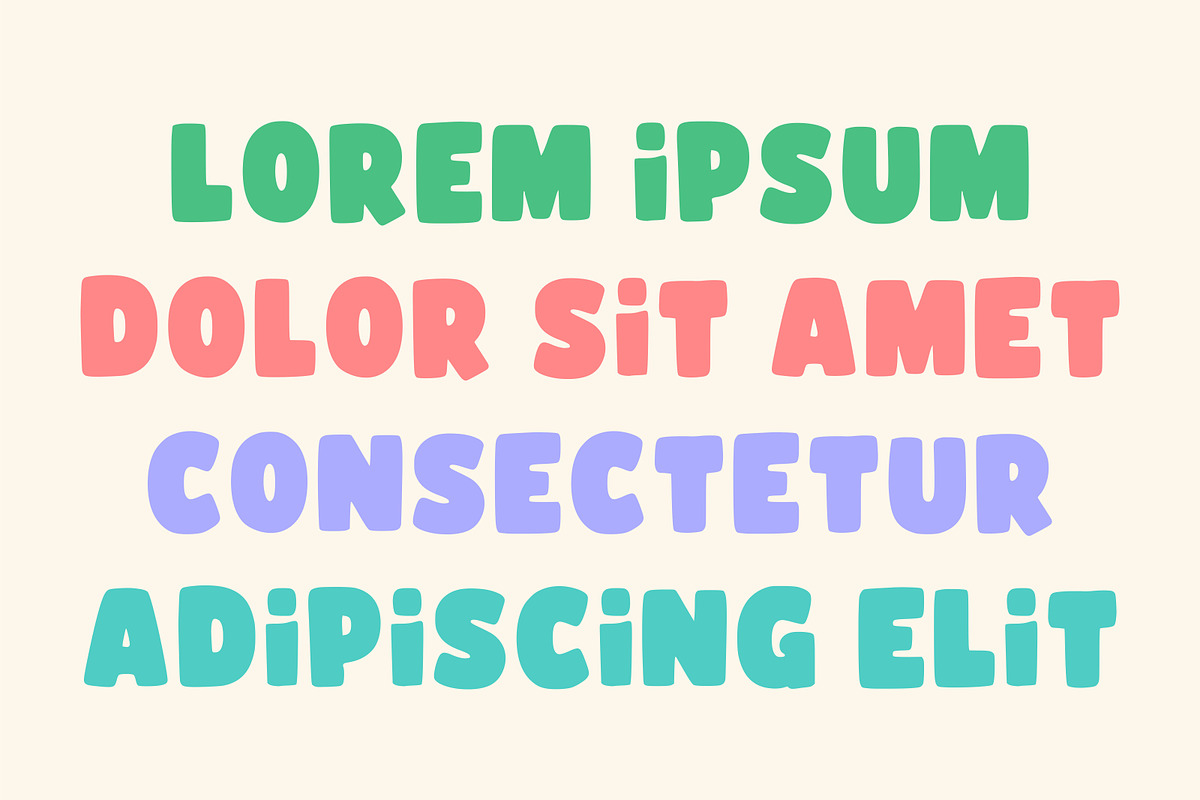 Summer Chiby - Playful Font, a Sans Serif Font by Limited.studio (Photo 4 of 5)