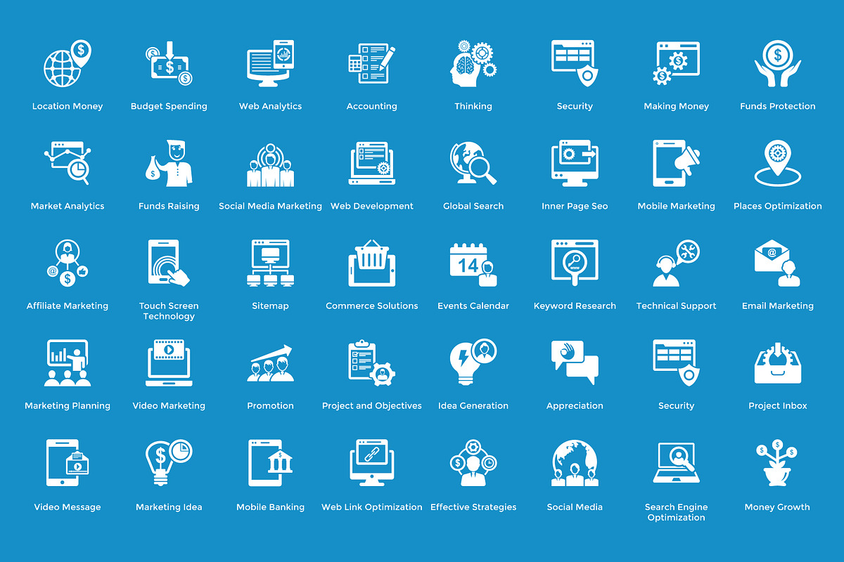 224 Project Managment Vector Icons, a Solid Icon by Vectors Market (Photo 5 of 7)