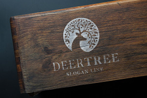 Deer Tree Logo Template