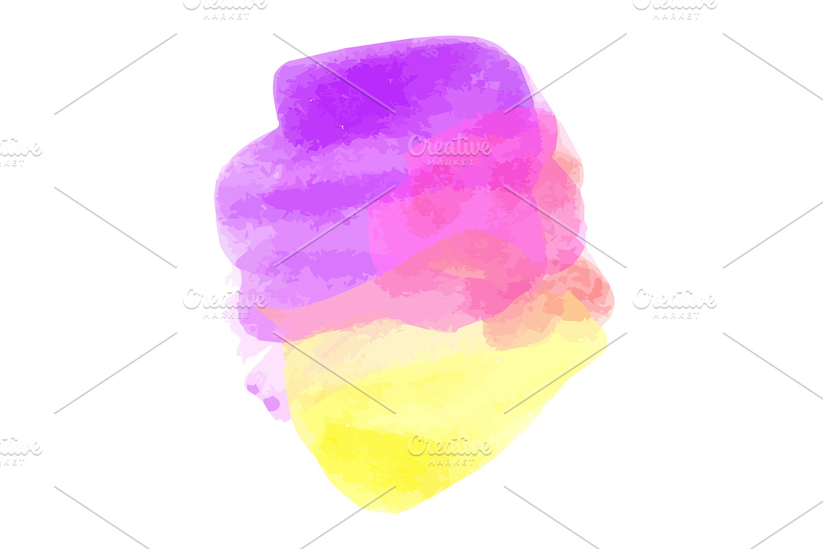 Colorful vector watercolor brush, an Illustration by the8monkey