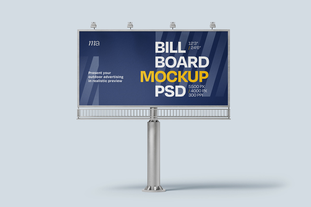 Billboard Mockup Set, a Print Template by mockupatelier (Photo 5 of 12)