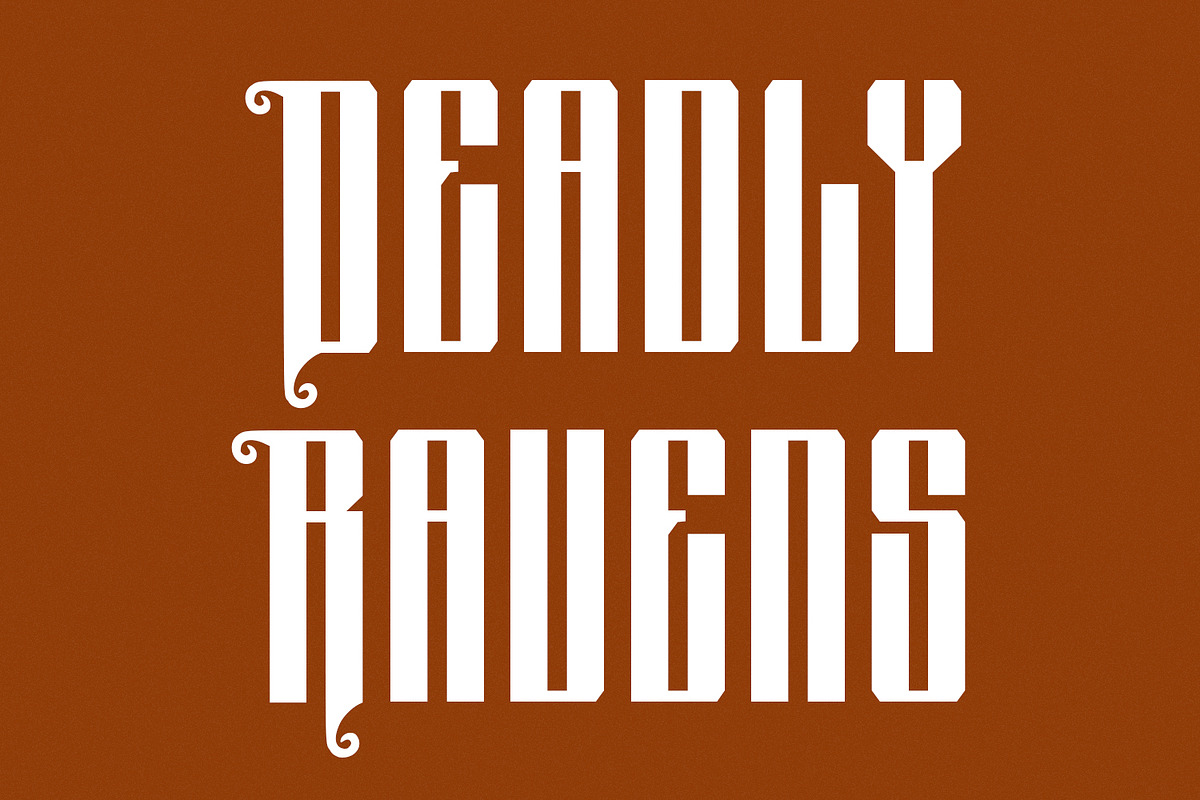Morlix Blackletter Decorative Displa, a Blackletter Font by Maulana Creative (Photo 4 of 7)